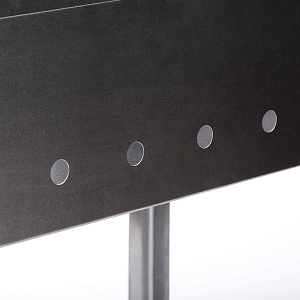 Мангал 500х300х430мм толщина 0,5мм глубина 120мм без шампуров в коробке сталь 000000000001211097