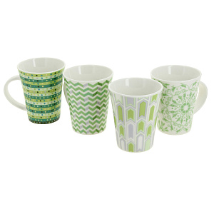 Набор кружек Wellberg, фарфор, 4 предмета 000000000001163767