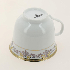 Набор чайный 4 предмета (чашка 220мл-2шт/блюдце-2шт) GUTERWAHL АВРОРА Минкар подарочная упаковка фарфор 000000000001205648