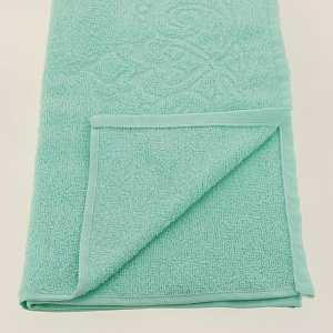Полотенце 50х90см ДМ Романс махровое плотность 330гр/м бирюзовый 100% хлопок ПЛ2601-04353,13-5409 000000000001198631