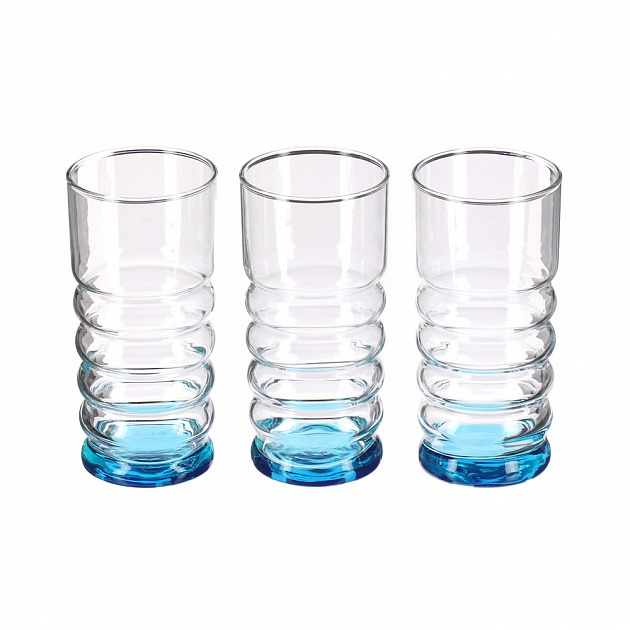 Набор бокалов для воды Твист Uniglass, 340мл, 3 шт. 000000000001127620