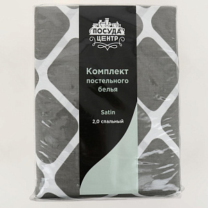 Комплект постельного белья 2-спальный 68х128 ПОСУДА ЦЕНТР узоры хлопок 000000000001164376