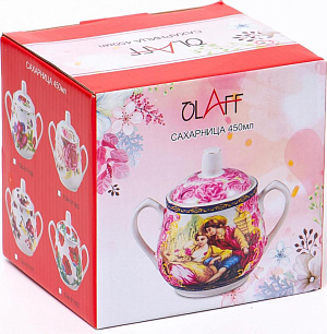 Сахарница фарфор 450мл подарочная упаковка МАДОННА 156-01026 000000000001195496