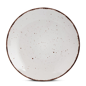 Набор столовой посуды 16 предметов кайма белый керамика 000000000001223321