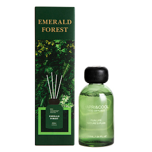 Диффузор ароматический с палочками 200мл Leaf стекло 000000000001219454