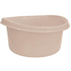 Таз круглый 12л Ориджинал бежевый/белый/небесный для мойки,стирки,хранения и других нужд устойчив к царапинам Svip Пластик SV3939 000000000001198202
