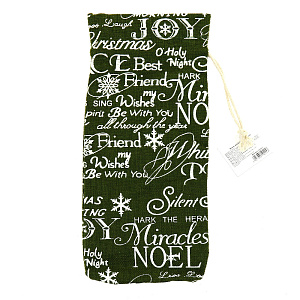 Мешок для бутылки зеленый 30x13,5см R010577 000000000001191485