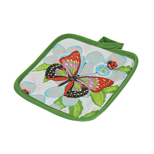 Набор прихватка и рукавица Бабочка Мультидом, хлопок, 2 предмета 000000000001126846