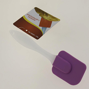 Лопатка с держателем 19см AN80-90.  Изготовлена из 100% силикона – гигиеничного и удивительно прочного материала, ручка из пластмасс 000000000001190127