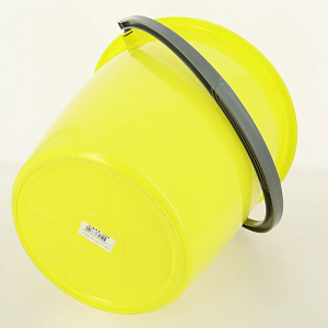 Ведро 12л ШЕФ ПОЛИМЕР. Экологически чистый ударопрочный материал.Усиленный Корпус.Утолщенное дно. Бортик усилен ребрами жесткости. Желтое.Полипропилен 000000000001209404