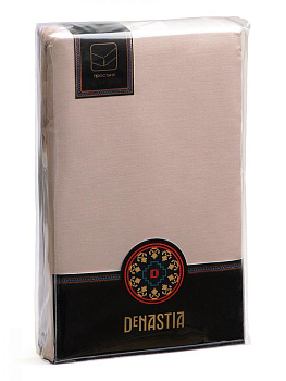 Проcтыня 160x240см DE'NASTIA светло-коричневый 100%хб сатин C010831 000000000001204357