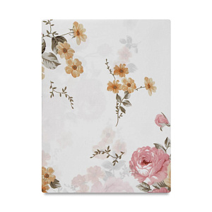 Комплект постельного белья 1,5сп СОФТИ (пододеяльник 147х215см, простыня 150х214см, наволочка 50х70см-2шт) Роза бутон полиэстер/хлопок 000000000001226132