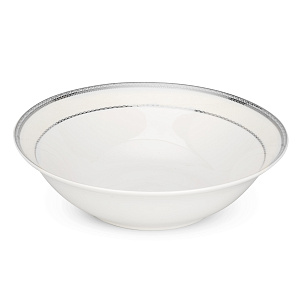 Салатник 22см Анжелика с серебром фарфор 000000000001219770