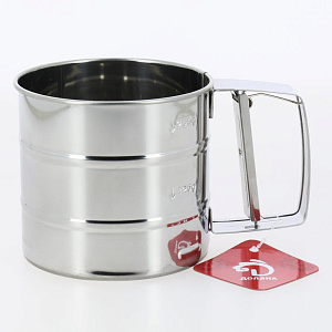 Просеиватель для муки 375мл ДОЛЯНА нержавеющая сталь 000000000001210106