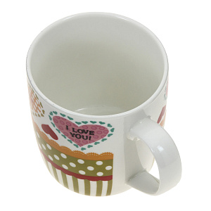 Кружка 320мл Сердца M020192/R030568 фарфор 000000000001176001