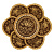 Тарелка Сибирский Сувенир, 22х22х4 см, береста 000000000001146562