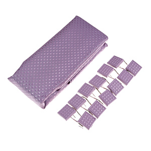 Шторка для ванной DE'NASTIA c водоотталкивающей пропиткой 180х180см сиреневый 100%Полиэстер S000009 000000000001121526