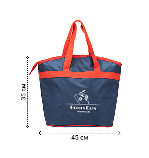 Термосумка 45х35х17см 16л Golden Days dark blue полиэстер 000000000001221482