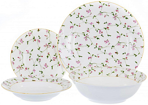 Набор столовой посуды 19 предметов BALSFORD Латона Великолепный день (27см/21см/19см/салатник 23см) подарочная упаковка фарфор 000000000001183397