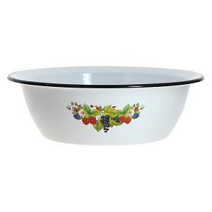 Миска 3,5л СТАЛЬ-ЭМАЛЬ с деколью эмалированная 000000000001022607