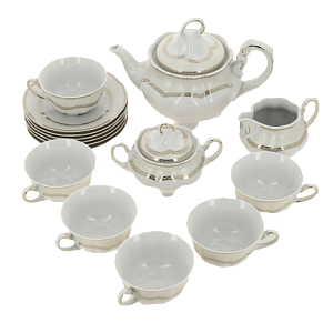 Сервиз чайный 15 предметов CMIELOW фарфор 000000000001181190