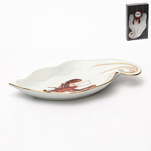 Икорница 18,5х10,3х2,1см GUTERWAHL Party Time Рак речной фарфор 000000000001197797