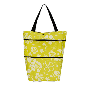 Сумка для покупок на колесах 40х45см Цветы до 10кг на 15л оксфорд 000000000001221832