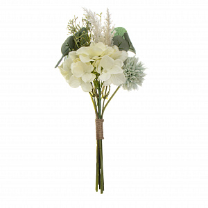 Цветок искусственный букет Гэлакси 37,5см белый 000000000001218415
