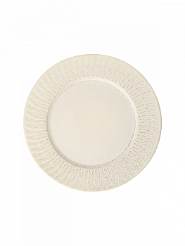 Тарелка сервировочная DeNASTIA Arctica D27,6 керамика, бежевый CE00547 000000000001224524