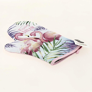 Варежка-прихватка 20х28см Tropical dream 35% хлопок 65% полиэстер ватин 4665428 000000000001203300