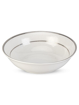 Салатник 15 см 450мл ANGELICA с серебром фарфор 000000000001223869