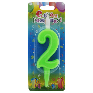 Свеча цифра для торта ОМСКИЙ СВЕЧНОЙ 000000000001166914