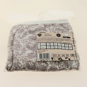 Трусы женские размер L LUCKY розы Midi розовый 94%хл 6%эл 000000000001187728