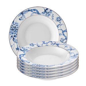 Тарелка суповая 21,5см ESPRADO Bouquet фарфор 000000000001208336