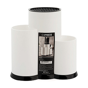 Подставка для кухонных принадлежностей 23x20x11см DE'NASTIA белый полипропилен 000000000001218803