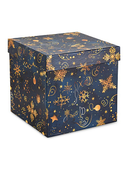 Коробка подарочная 13х13х13см НОЧНЫЕ ГРЕЗЫ куб 000000000001228422