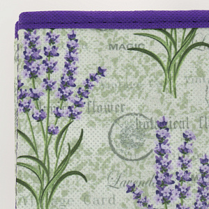 Коробка для хранения 30x15x15см РУТАУПАК ЛАВАНДА без крышки ткань 000000000001211987