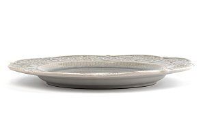 Тарелка обеденная 26,5см Gray глазурованная керамика 000000000001217555