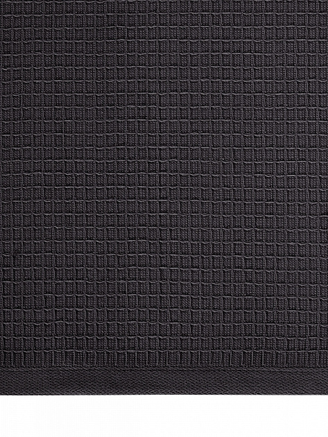 Полотенце кухонное DeNASTIA вафля/махра 470gsm 35x75, хлопок, графит D100415 000000000001227645