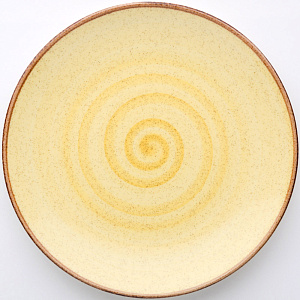 Тарелка обеденная 25см TULU PORSELEN Active Deniz Lemon фарфор 000000000001212300