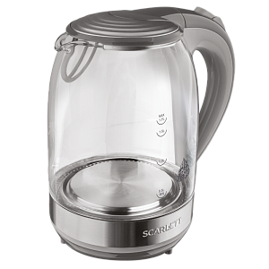 Чайник "Scarlett" стекло, мощность 2200Вт, объем 1.7л, дисковый нагр. элементSC-EK27G64 000000000001192829