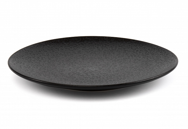 Тарелка обеденная 28см NINGBO Black глазурованная керамика 000000000001217613