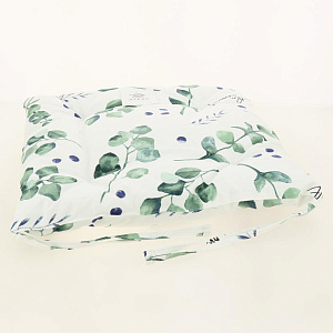 Сидушка на стул 42х42см Этель Eucalyptus саржа 190гр 100% хлопок 000000000001206647