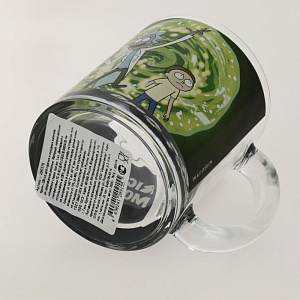 Кружка 320мл ND PLAY Рик и Морти стекло 000000000001203192