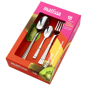 Набор столовых приборов Монако Matissa, 18 шт. 000000000001005858