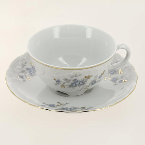 Сервиз чайный 15 предметов CMIELOW 9706 blue фарфор 000000000001172719