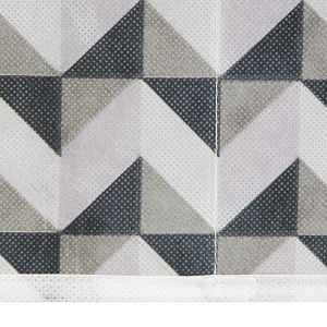 Коробка для хранения 30х30х30см без крышки с ручкой зигзаг белый 000000000001221547