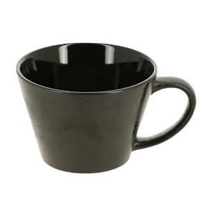 Кружка 350мл LUCKY Тропики черный керамика 000000000001209915