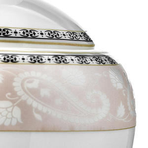 Сахарница 350мл ESPRADO Arista Rose костяной фарфор 000000000001157848