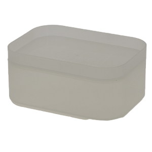 Бокс д/хранения косм.принадлежностей ULLA белый, с крышкой, полипропиленSWP-0970WH 000000000001192316